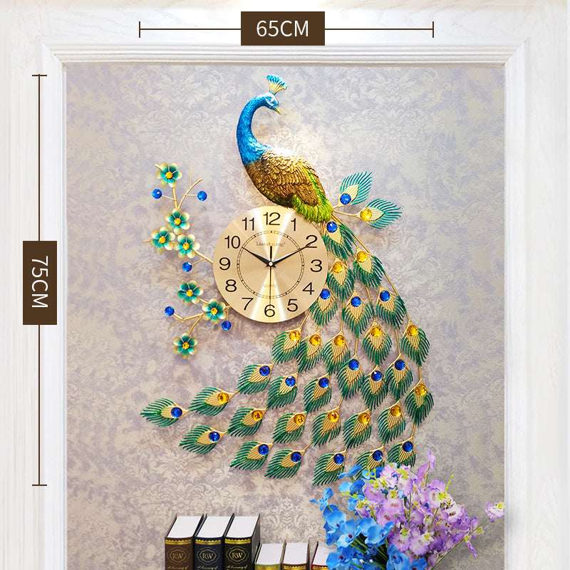 European-style Peacock Clock