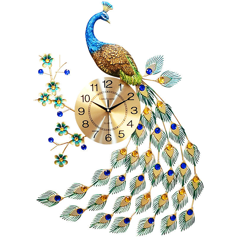 European-style Peacock Clock